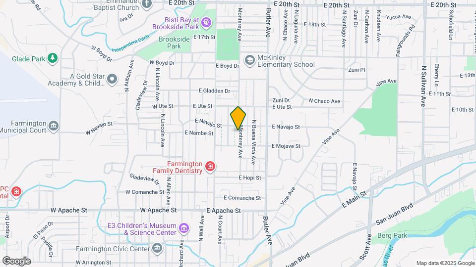 909 N Monterey Ave Map and Location Details