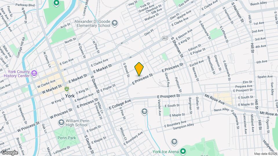 471 E Princess St Map and Location Details