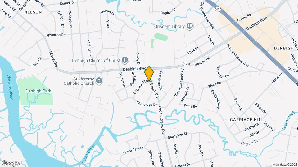 710 Carywood Ln Map and Location Details