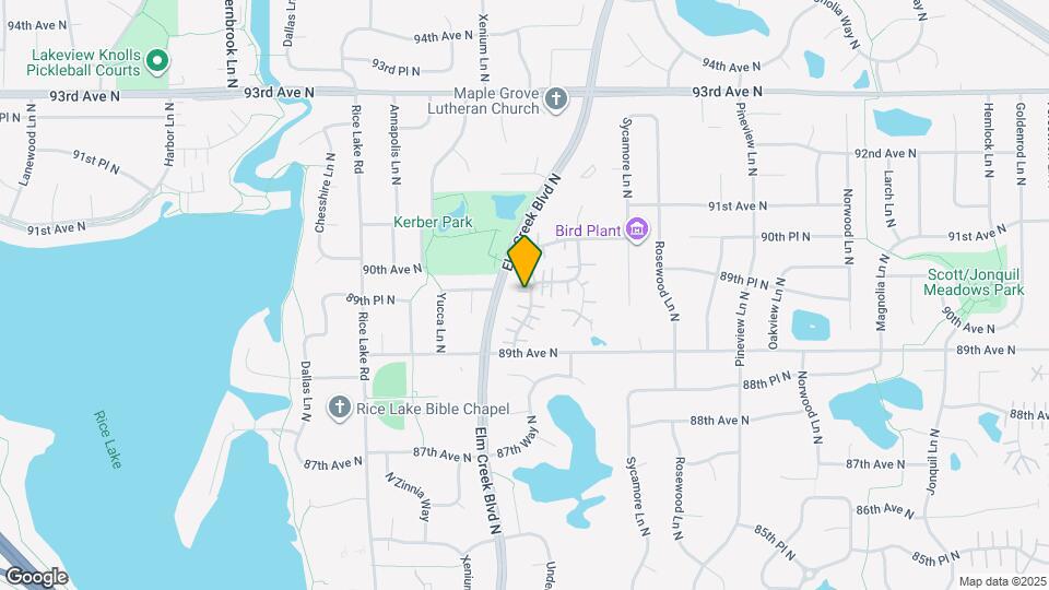 8983 Vinewood Ln N Map and Location Details