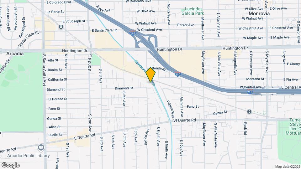 1424 Encino Ave Map and Location Details