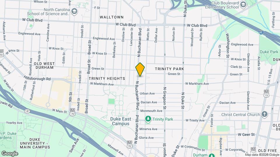 814 N Buchanan Blvd Map and Location Details