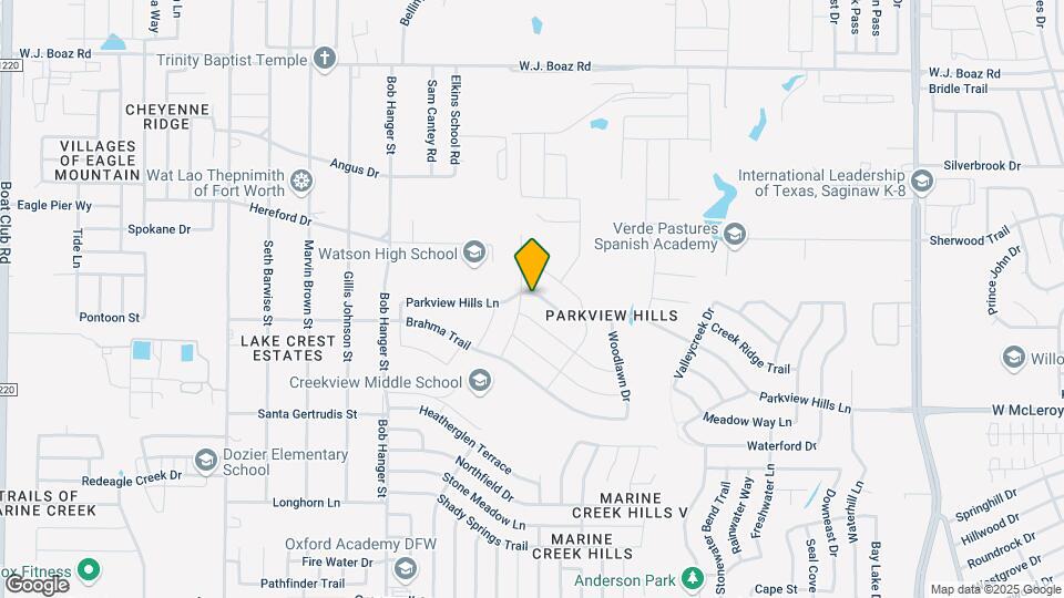 5525 Parkview Hills Ln Map and Location Details