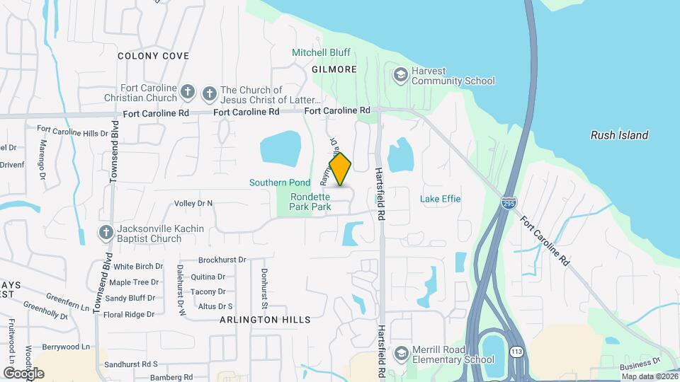 8066 Le Havre Dr N Map and Location Details