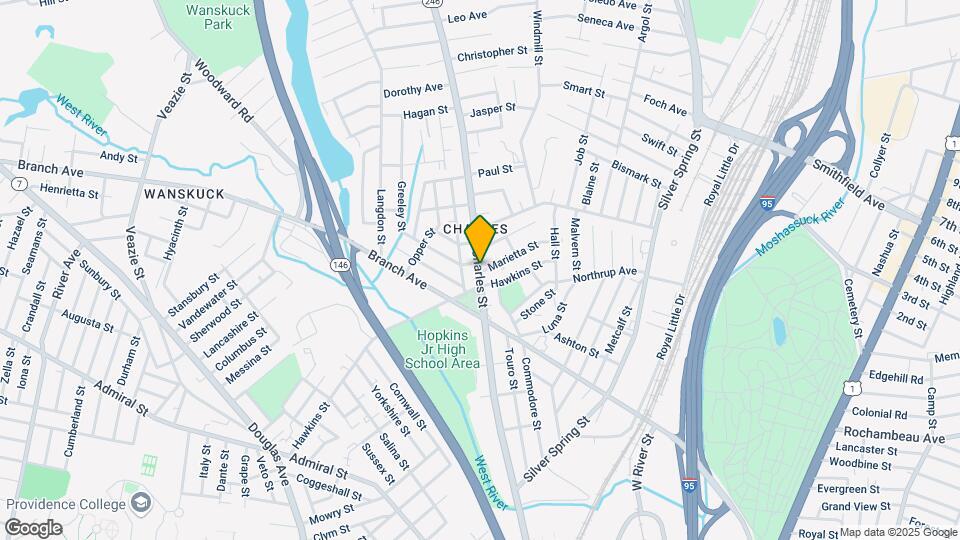 583 Charles St Mapa y Detalles de la Ubicación