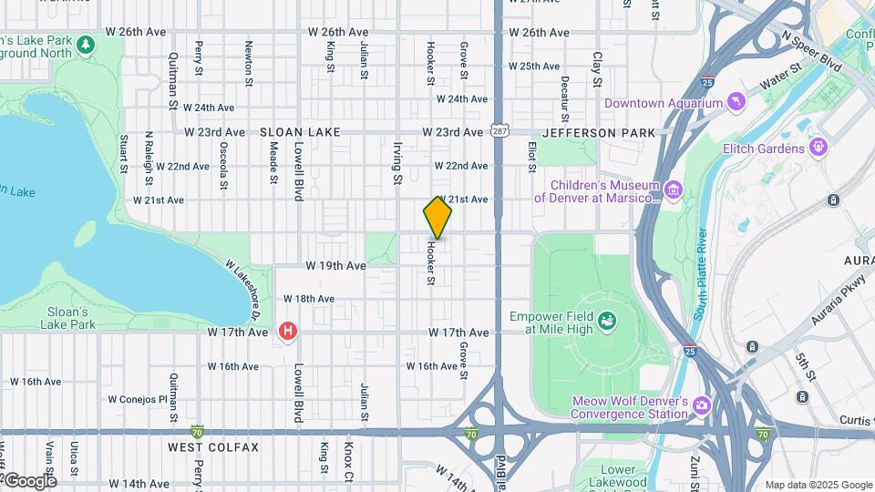 1934 Hooker St, Unit 2 Map and Location Details