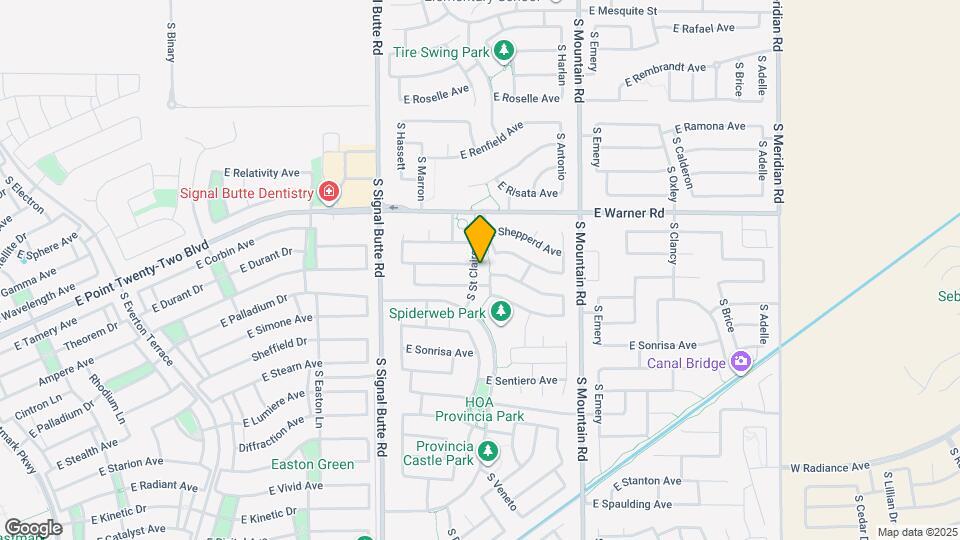 4509 S St Claire Map and Location Details