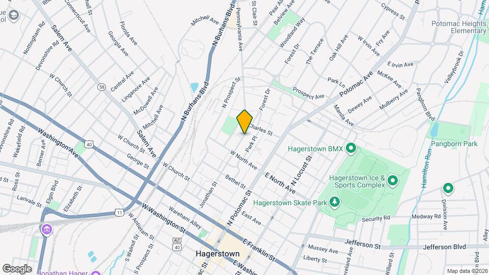 440 Jonathan St Map and Location Details