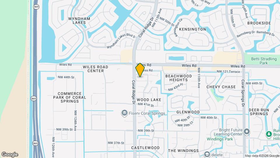 11543 NW 44th St Map and Location Details