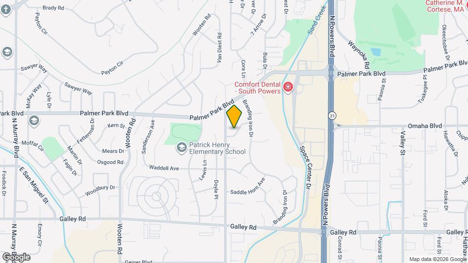 5330 Silver Spur Ave Map and Location Details