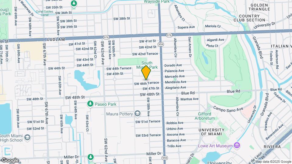 5805 SW 46th Terrace Map and Location Details