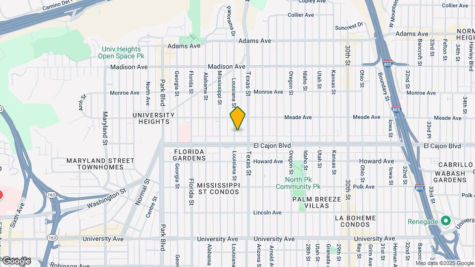 4335-4339 Louisiana St Map and Location Details