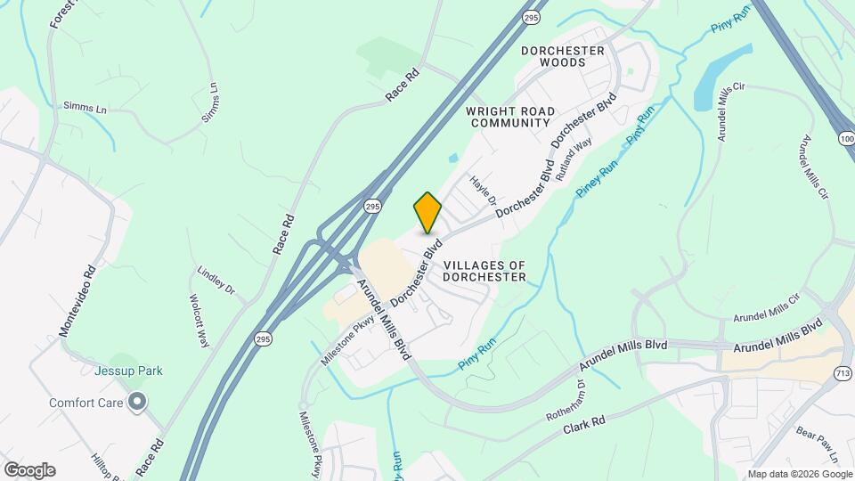 7599 Taunton Ct Map and Location Details