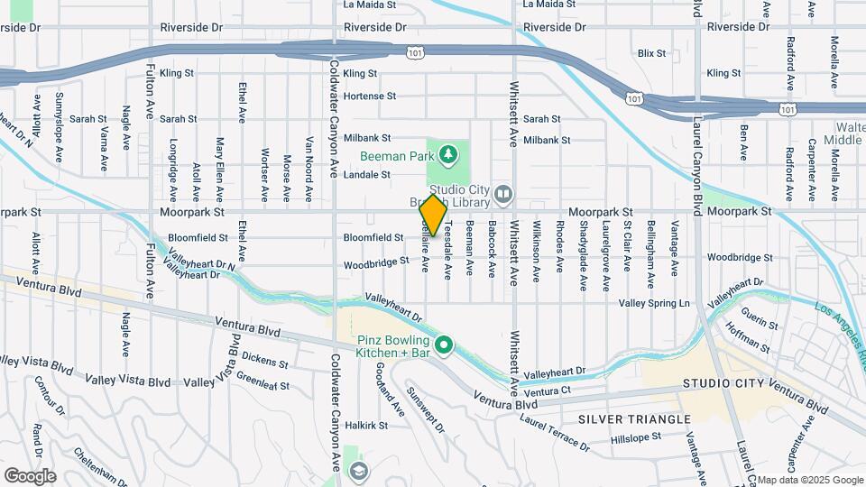 4316 Bellaire Ave Map and Location Details