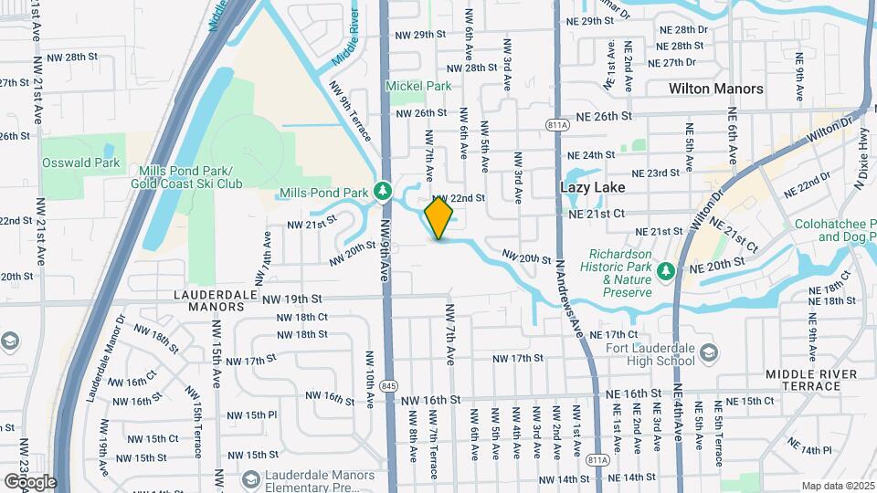 729 NW 19th St-Unit -B Map and Location Details