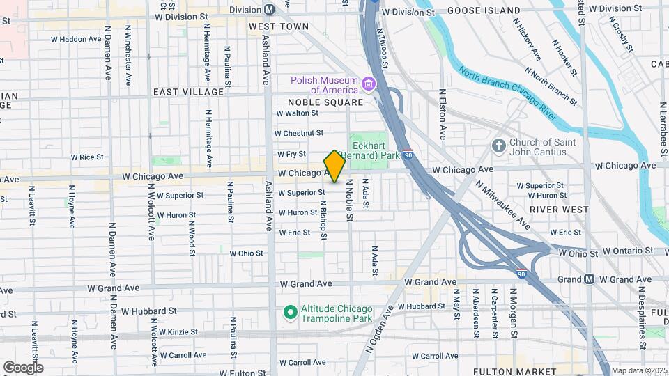 1424-1426 W Superior St Mapa y Detalles de la Ubicación