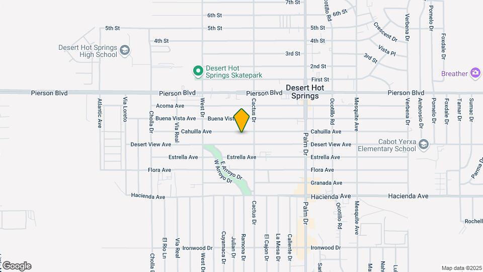 66197 Cahuilla Ave Mapa y Detalles de la Ubicación