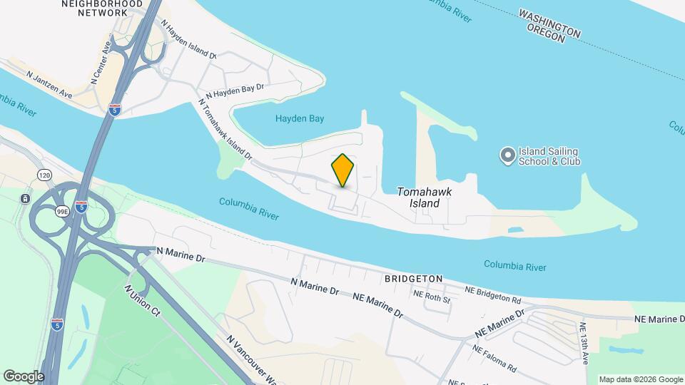 Prose Hayden Island Map and Location Details