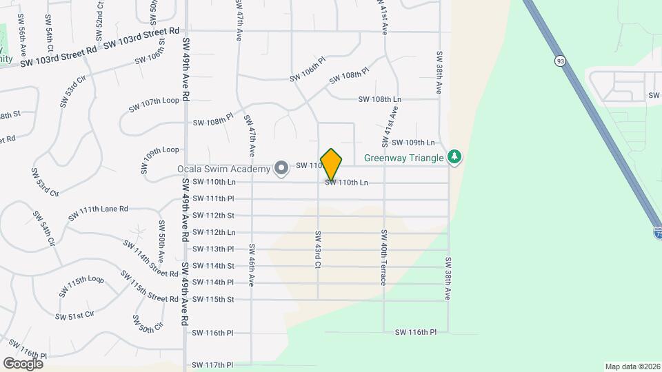 4290 SW 110th Ln Mapa y Detalles de la Ubicación