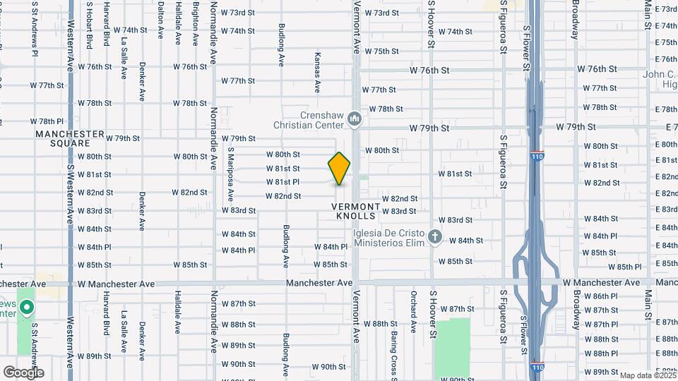 8124 S New Hampshire Ave Map and Location Details