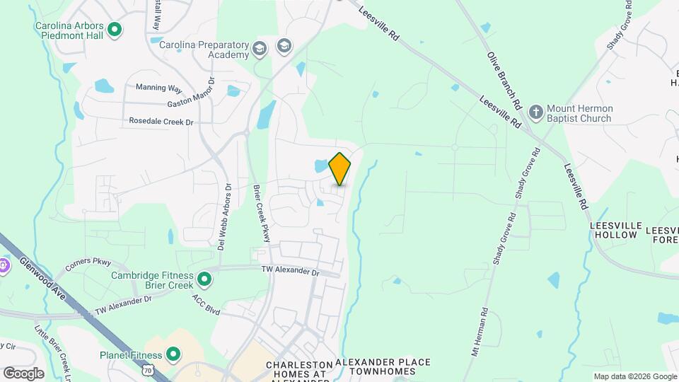 1106 Falling Rock Pl Map and Location Details