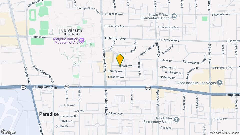 1377 Lorilyn Ave Map and Location Details