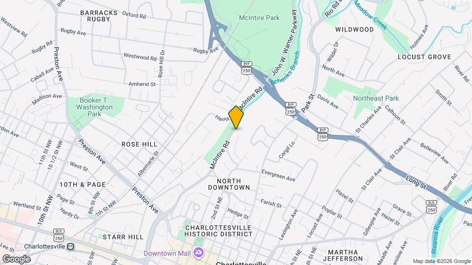 718 McIntire Rd Map and Location Details