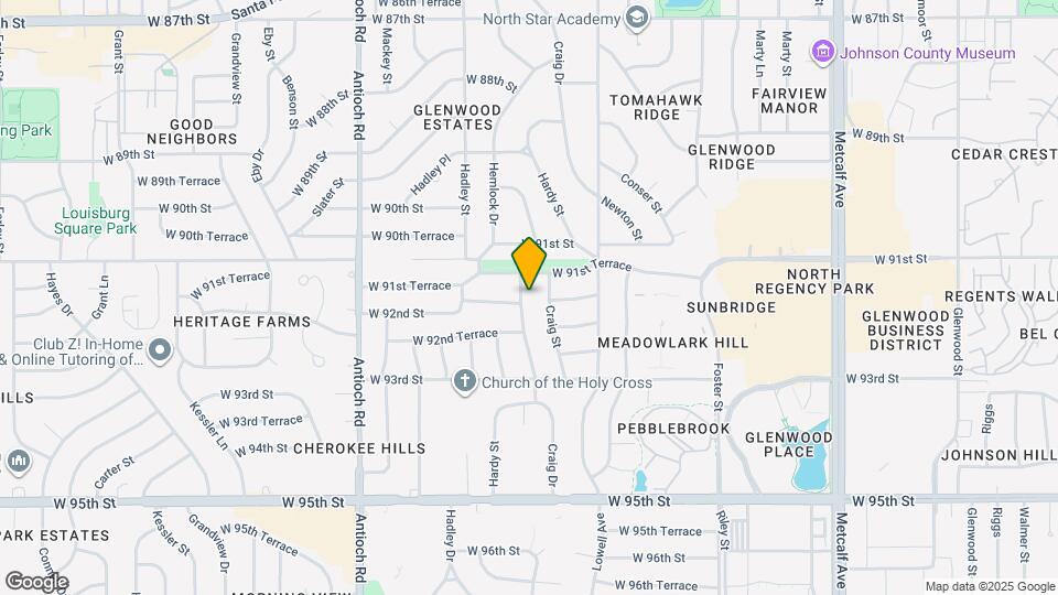 9129 Hardy St Map and Location Details