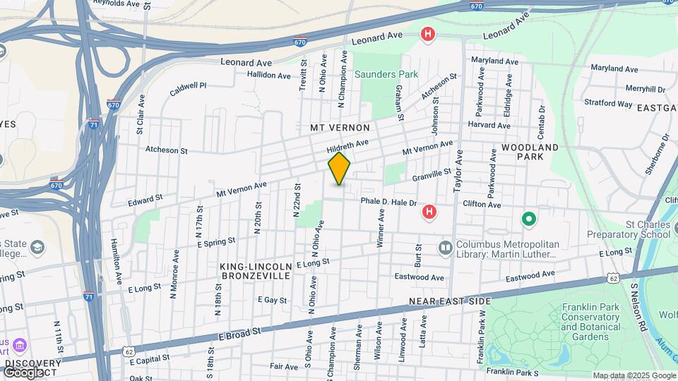 277 N Champion Ave Mapa y Detalles de la Ubicación