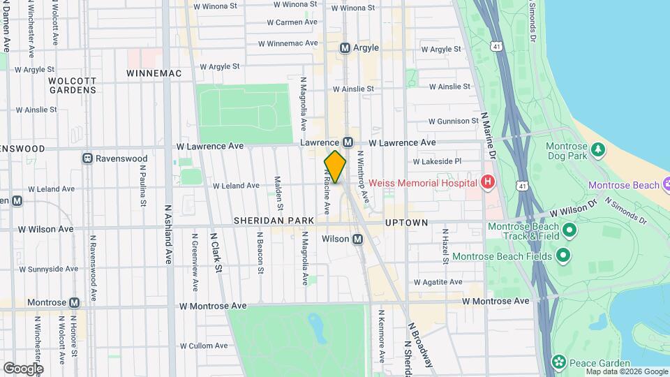 4641 N Racine Ave, Unit 214 Mapa y Detalles de la Ubicación