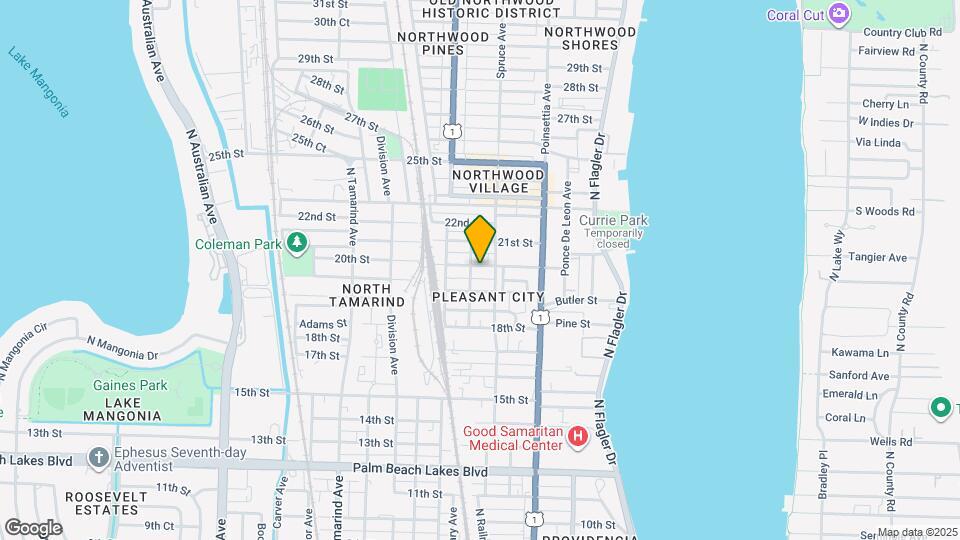 516 20th St Map and Location Details