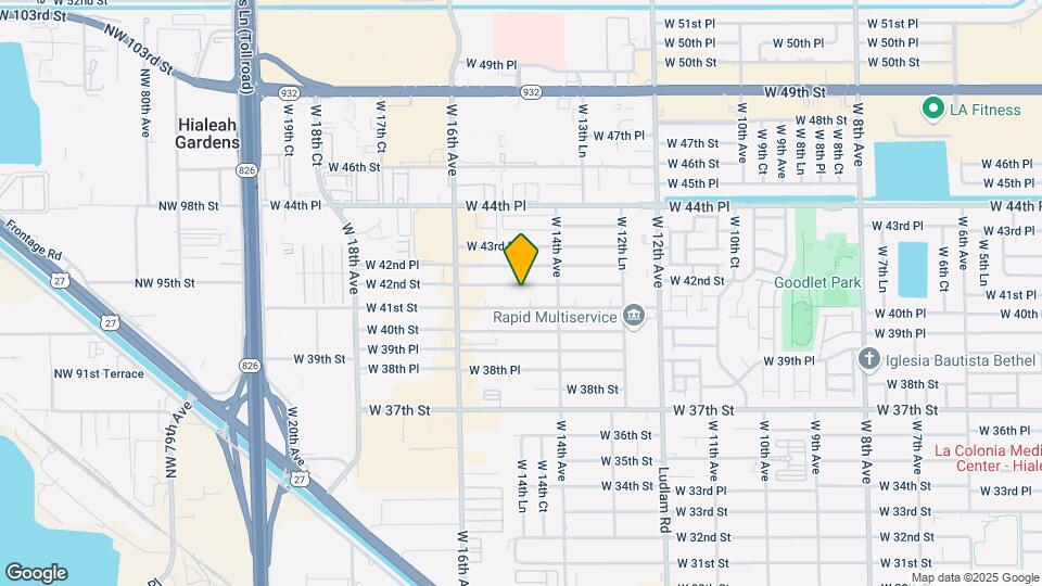1460 W 42nd St Map and Location Details