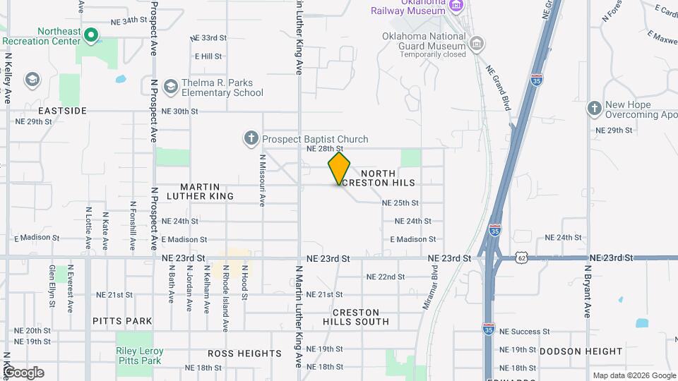 2100 NE 26th St Map and Location Details