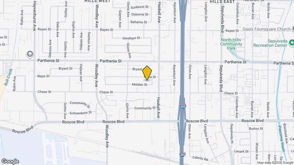 15849 1/2 Malden St Map and Location Details