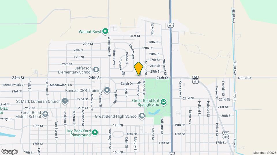 2415 Gano St Map and Location Details