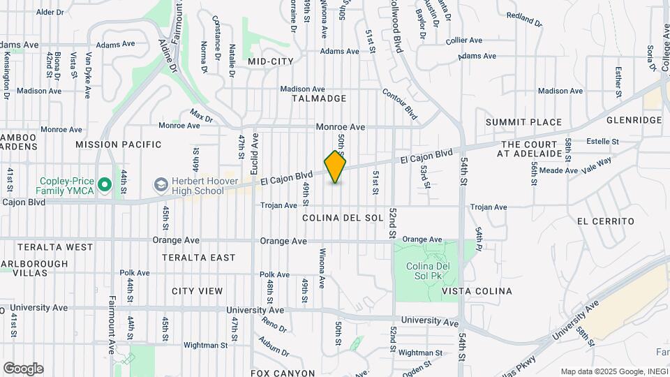 4348 50th St Mapa y Detalles de la Ubicación