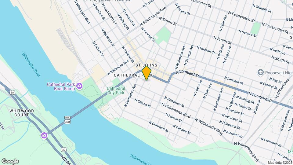 St. J's Mapa y Detalles de la Ubicación