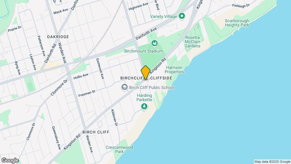 1725-1737 Kingston Rd Map and Location Details