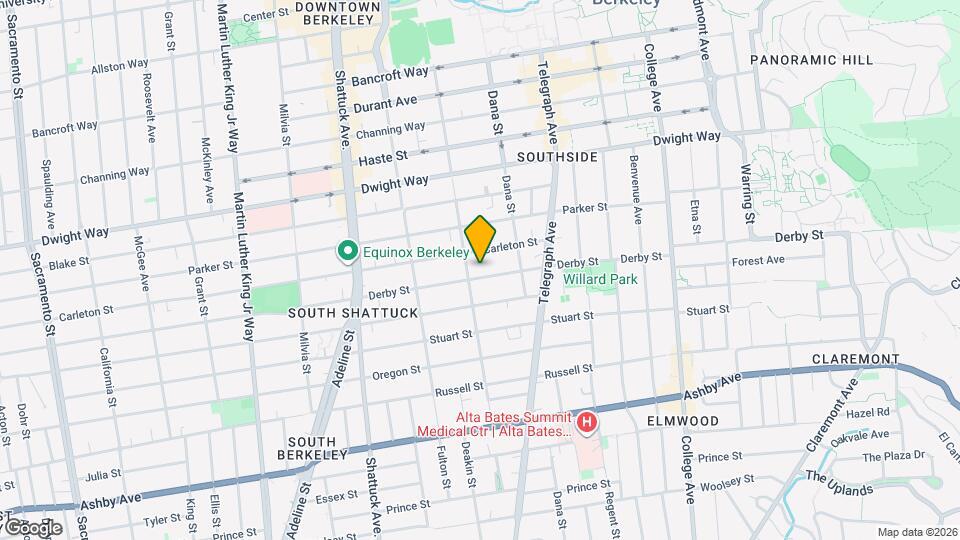 2309 Derby St Mapa y Detalles de la Ubicación