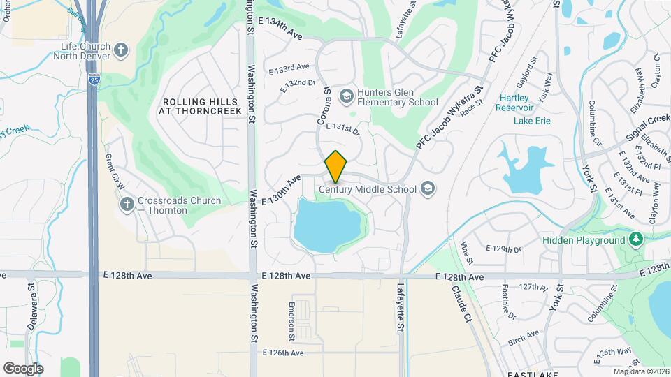 1210 E 130th Ave Map and Location Details