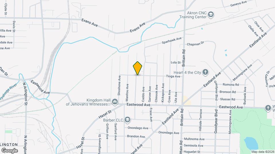 857 Kennebec Ave Map and Location Details