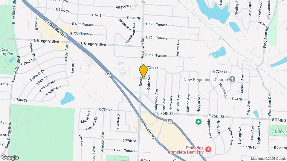 7221 Raytown Rd Mapa y Detalles de la Ubicación