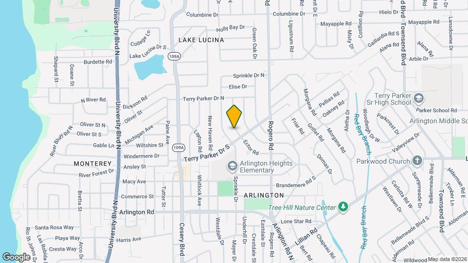 1822 Ector Rd Map and Location Details