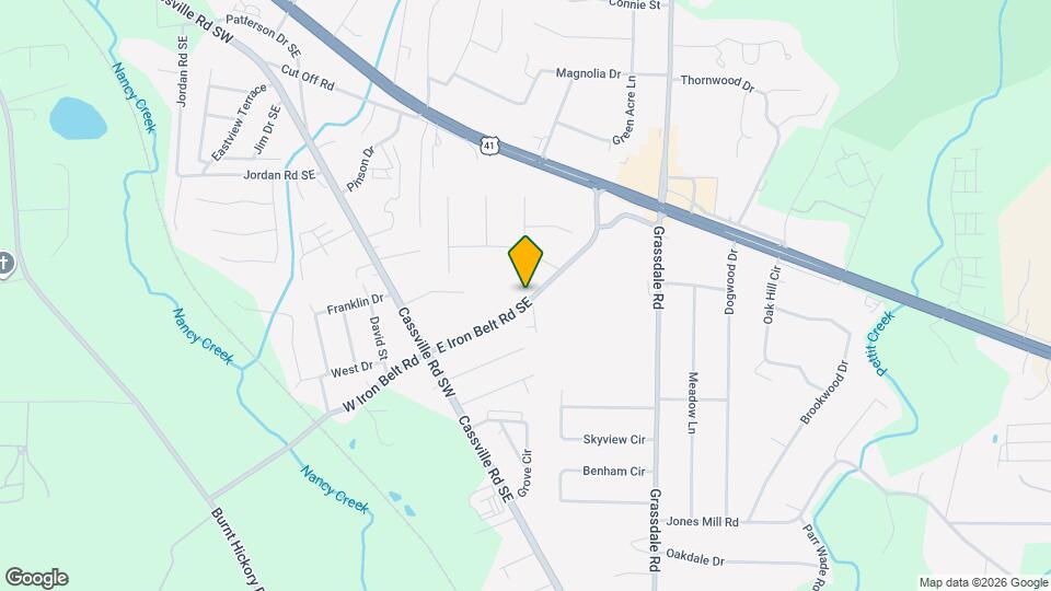 24 E Iron Belt Rd SE Map and Location Details