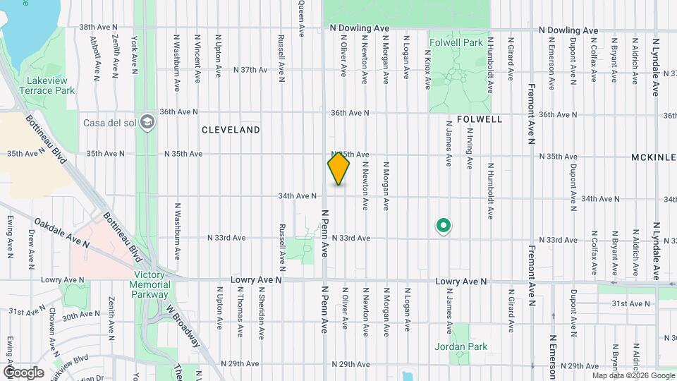 3407 N Oliver Ave Map and Location Details