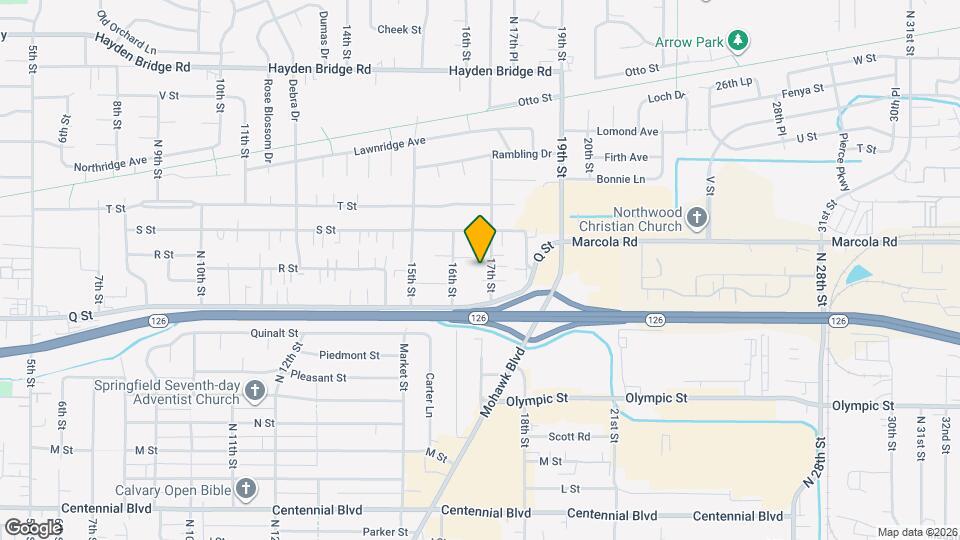 1890 17th St Map and Location Details