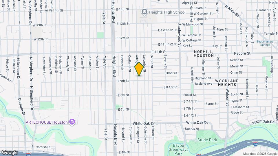 904 Arlington St Map and Location Details