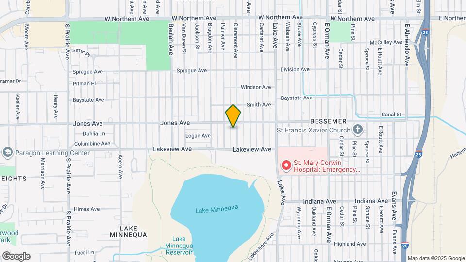 1921 Claremont Ave-Unit -1921.5 Claremont Map and Location Details