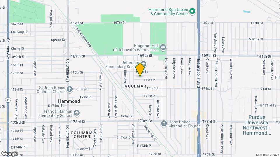 1621 170th Pl, Unit Room 1 in 4B4B (Private Bathroom) Map and Location Details