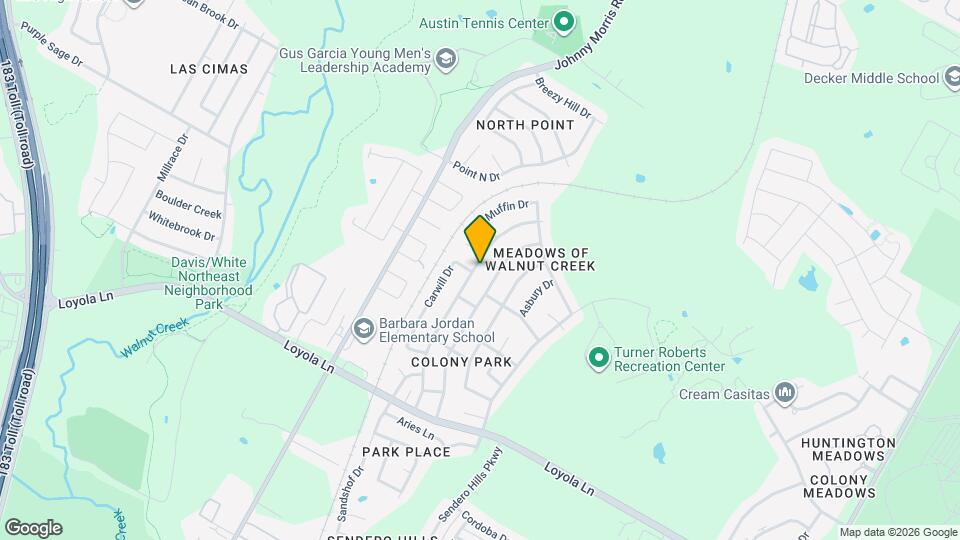 7201 Colony Park Dr Map and Location Details